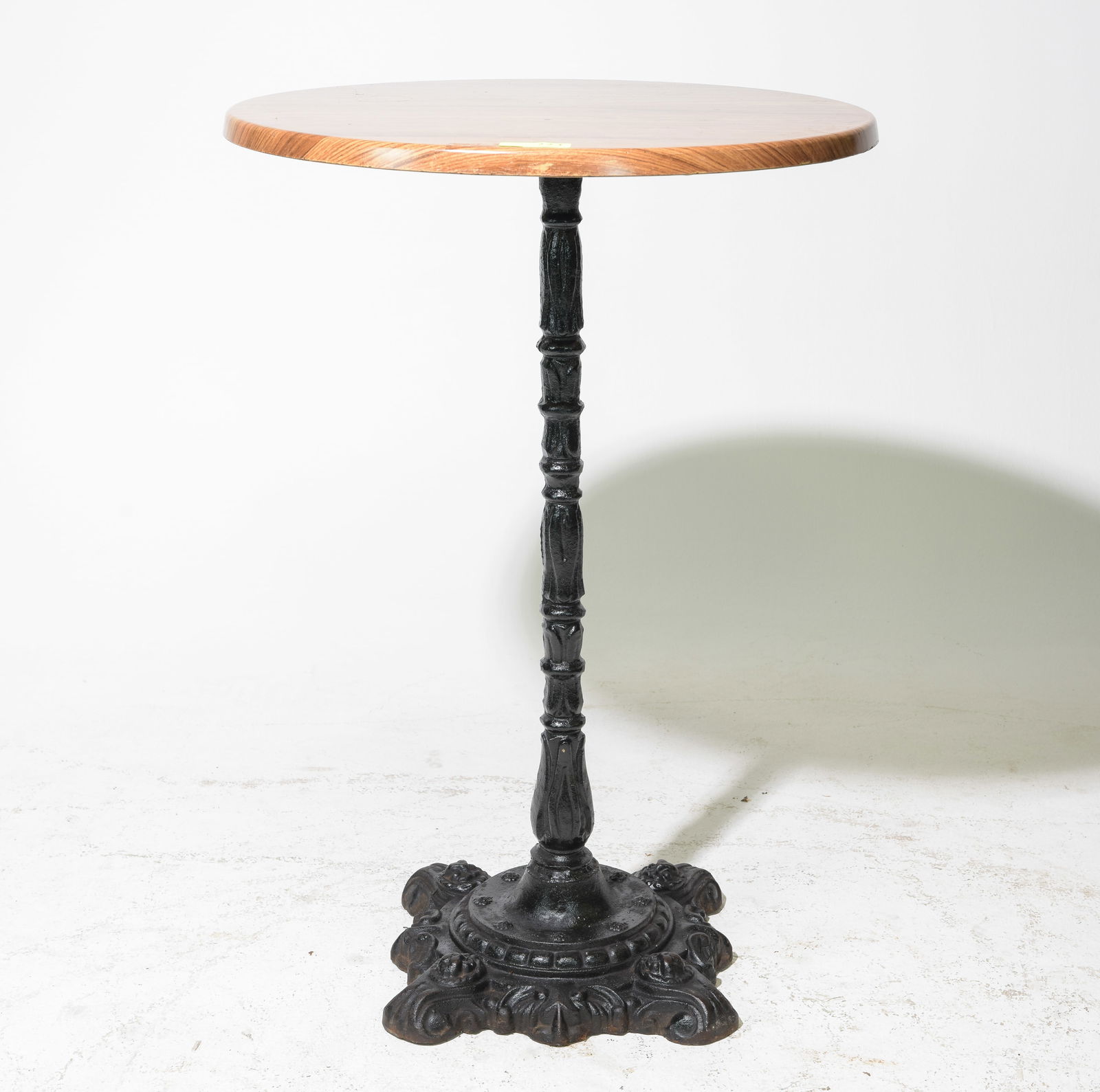 British Tall Iron Base Pub Table #2 (1 of 4)