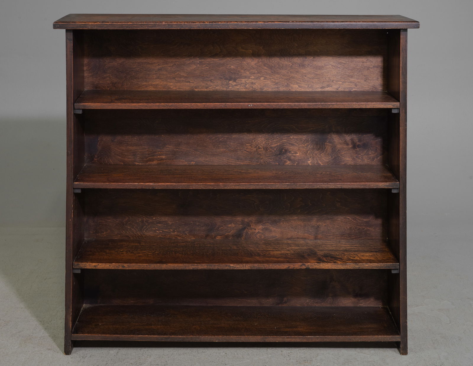 British Oak Open Bookshelf (1 of 3)