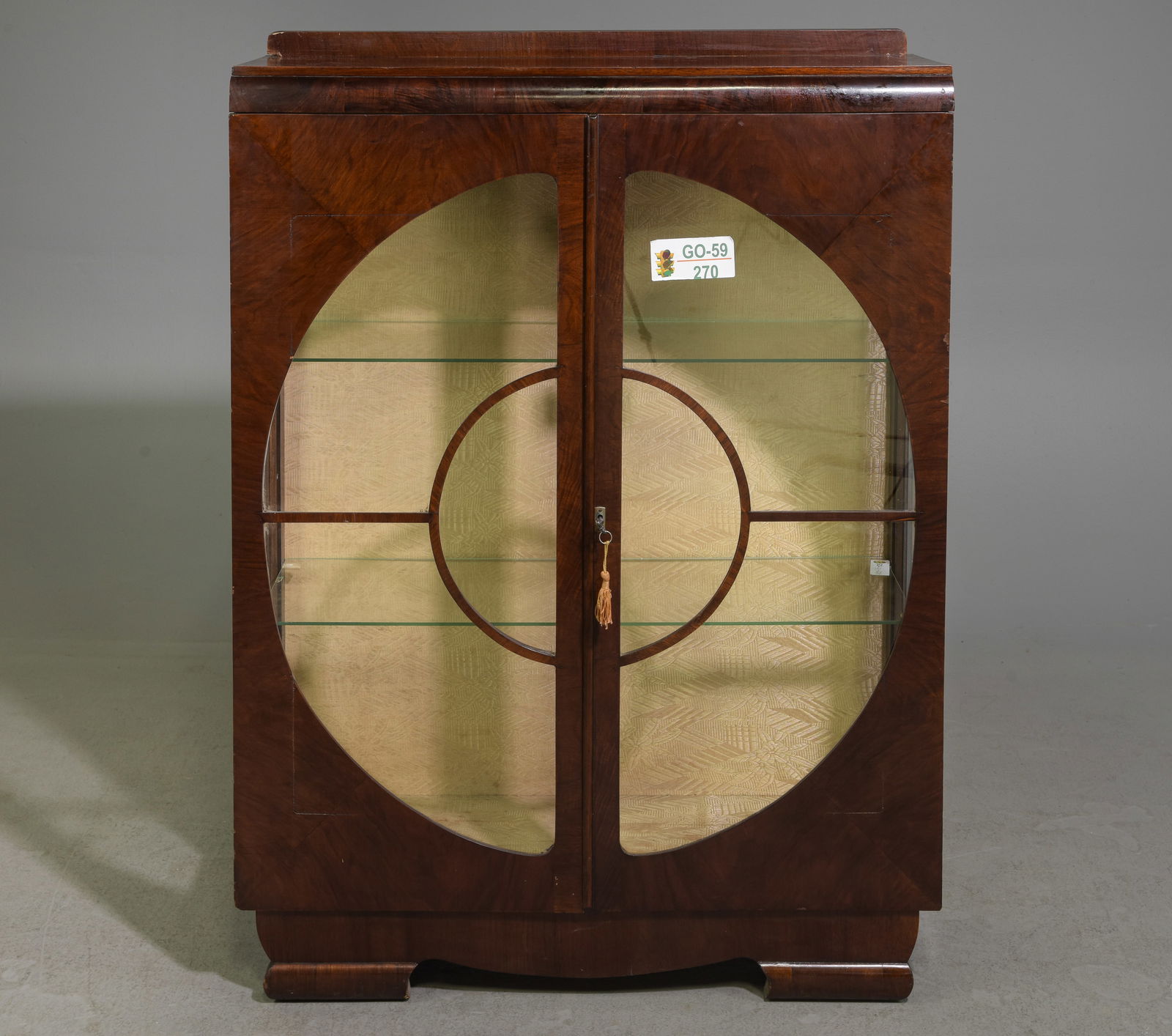 British Mahogany Curio Cabinet / Showcase (1 of 3)
