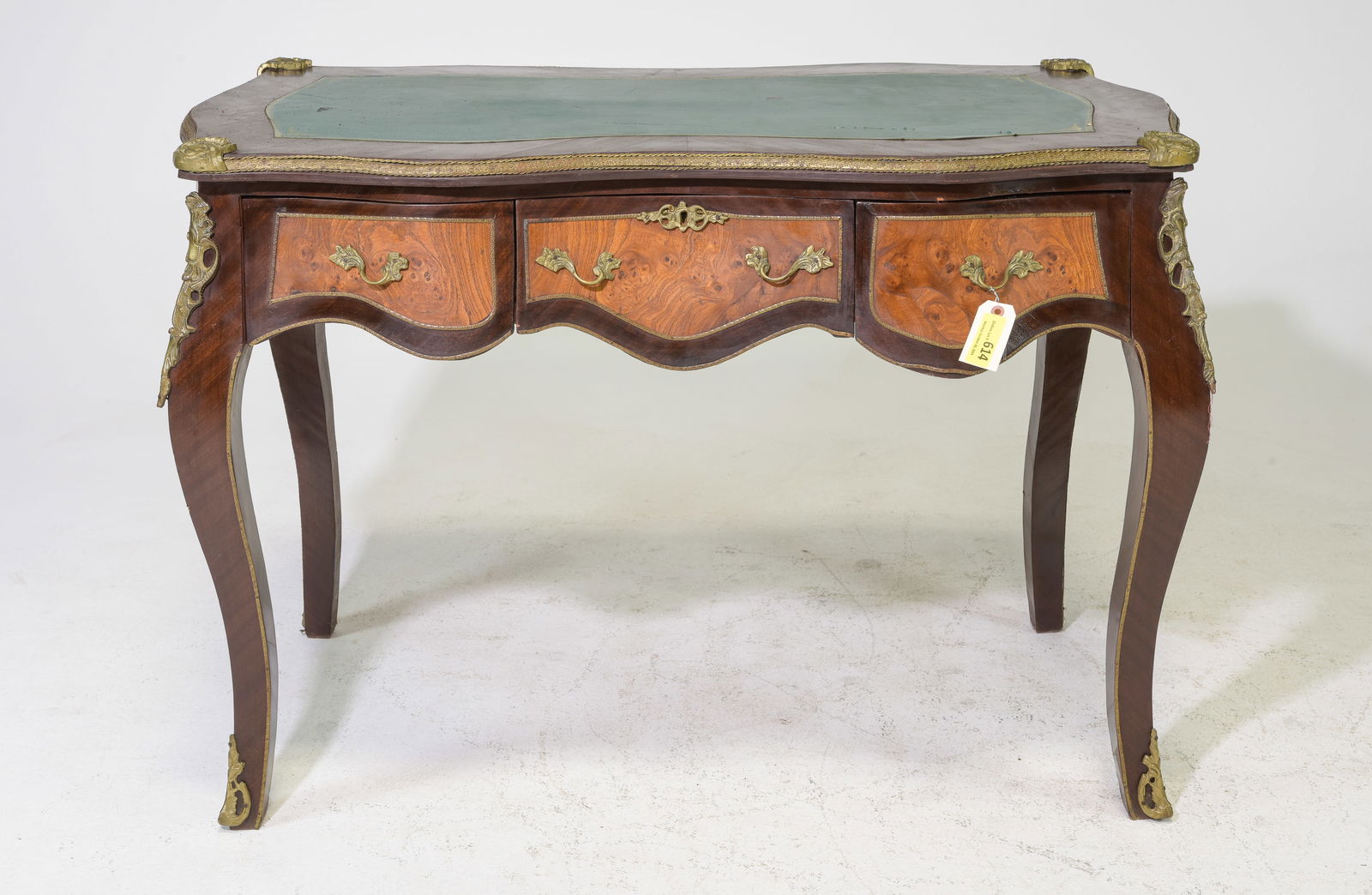 French Empire Style Leather Top Desk with Ormolu (1 of 5)