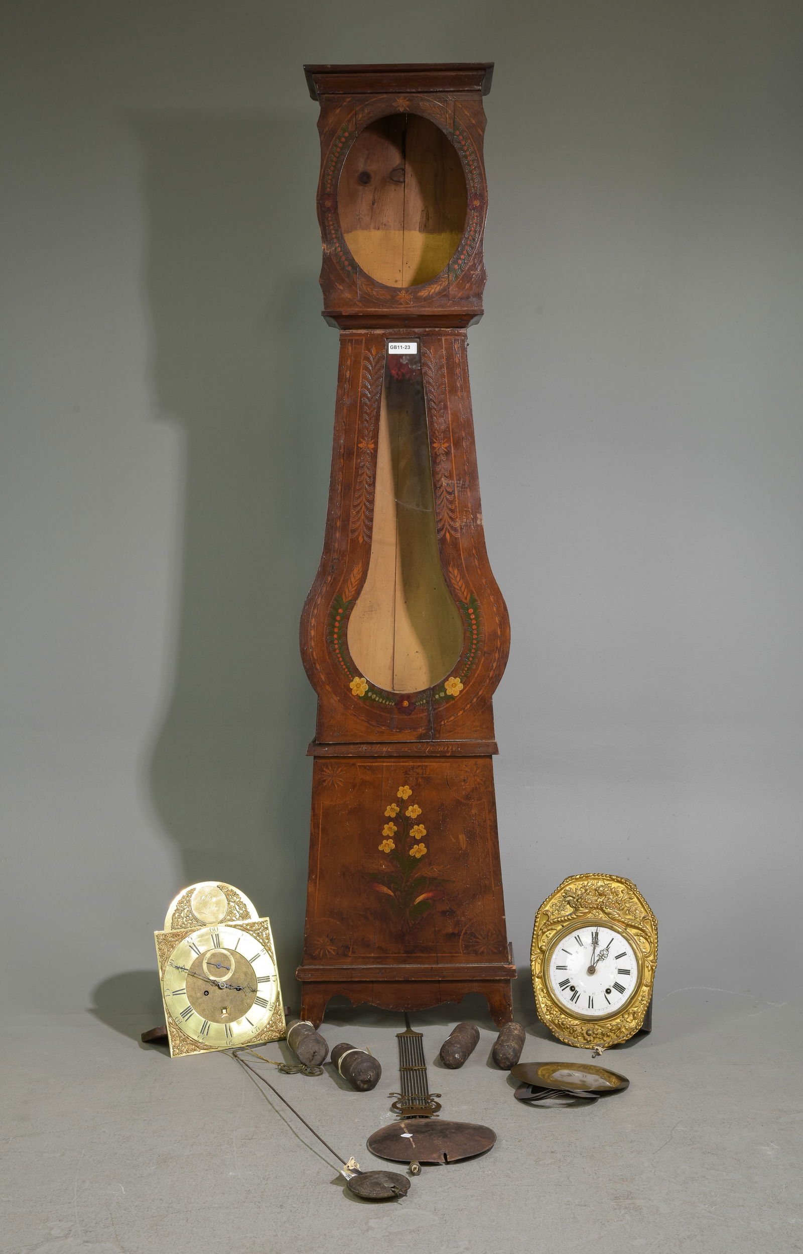 French Grandfather Clock & Danish Clock Parts (1 of 6)