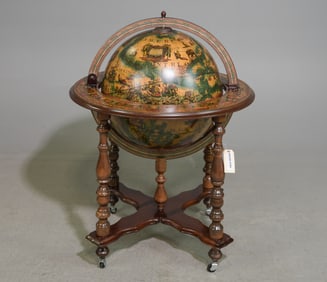 French Globe Bar / Cocktail Cart