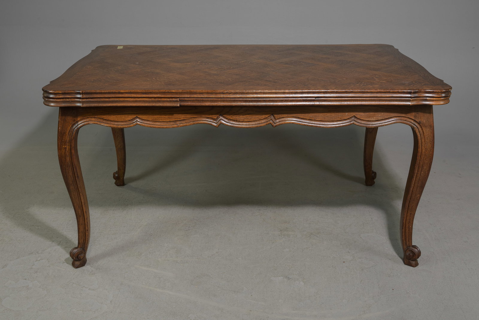 Louis XV Style Oak Draw Leaf Dining Table (1 of 3)