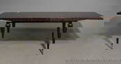French Mid Century Modern Style Walnut Table