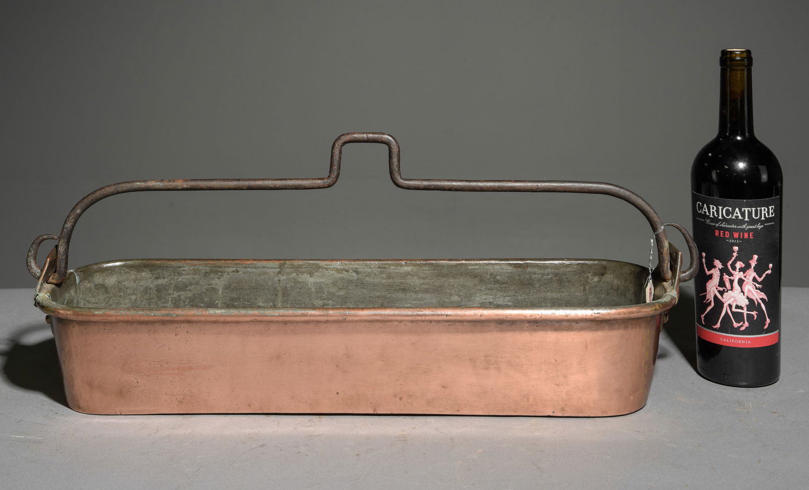 French Copper Fish Kettle / Steamer (1 of 3)