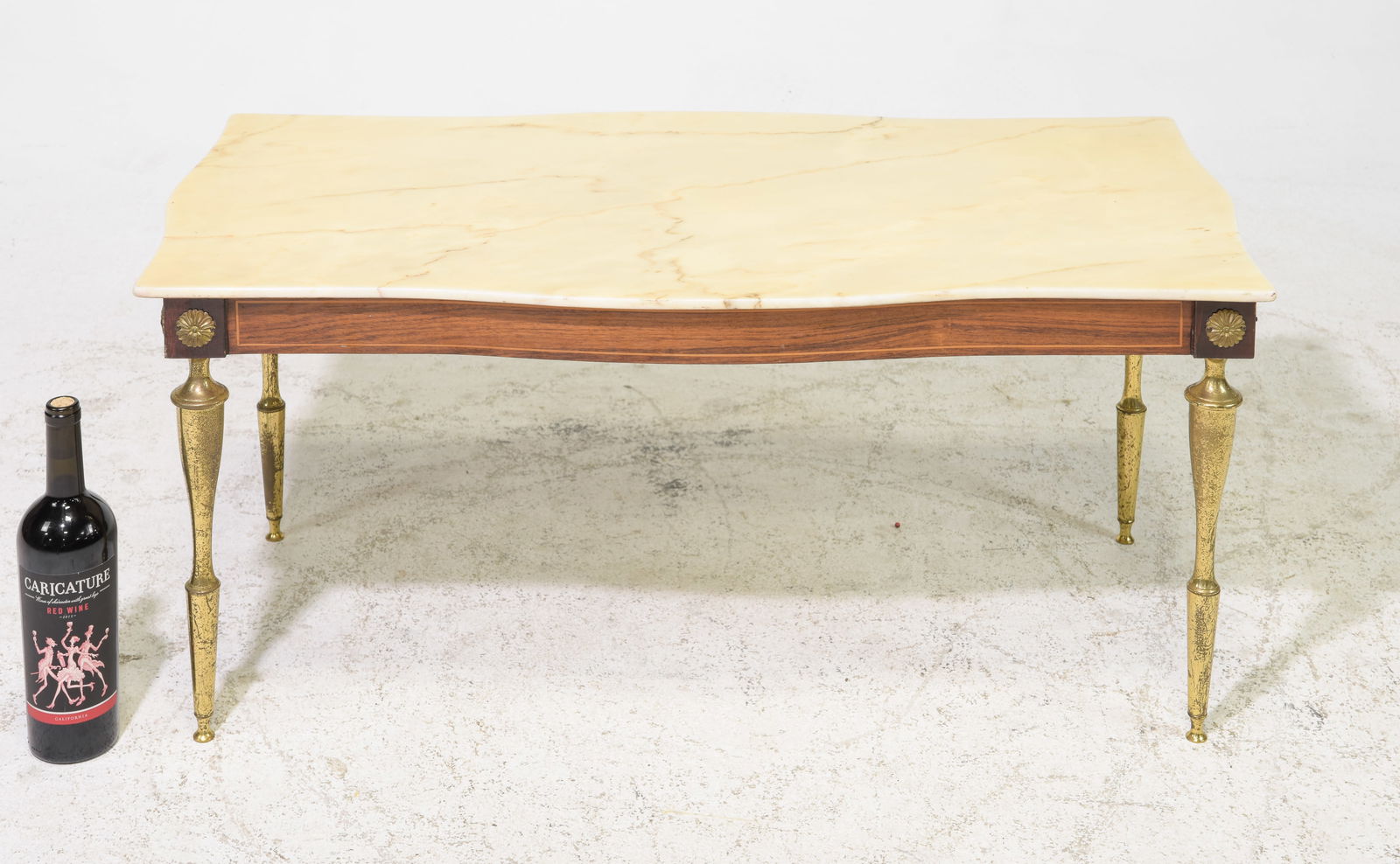 French Marble Top Coffee / Cocktail Table (1 of 3)