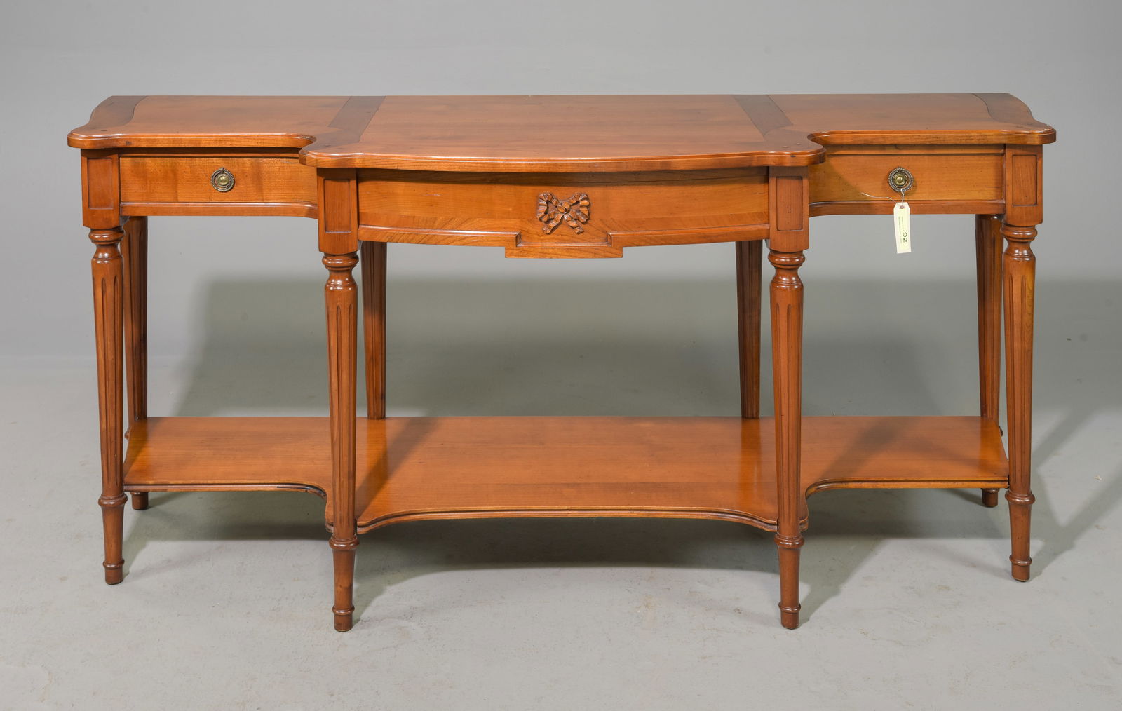 Louis XVI Style Cherry Hall / Sofa Table c.1940's (1 of 7)