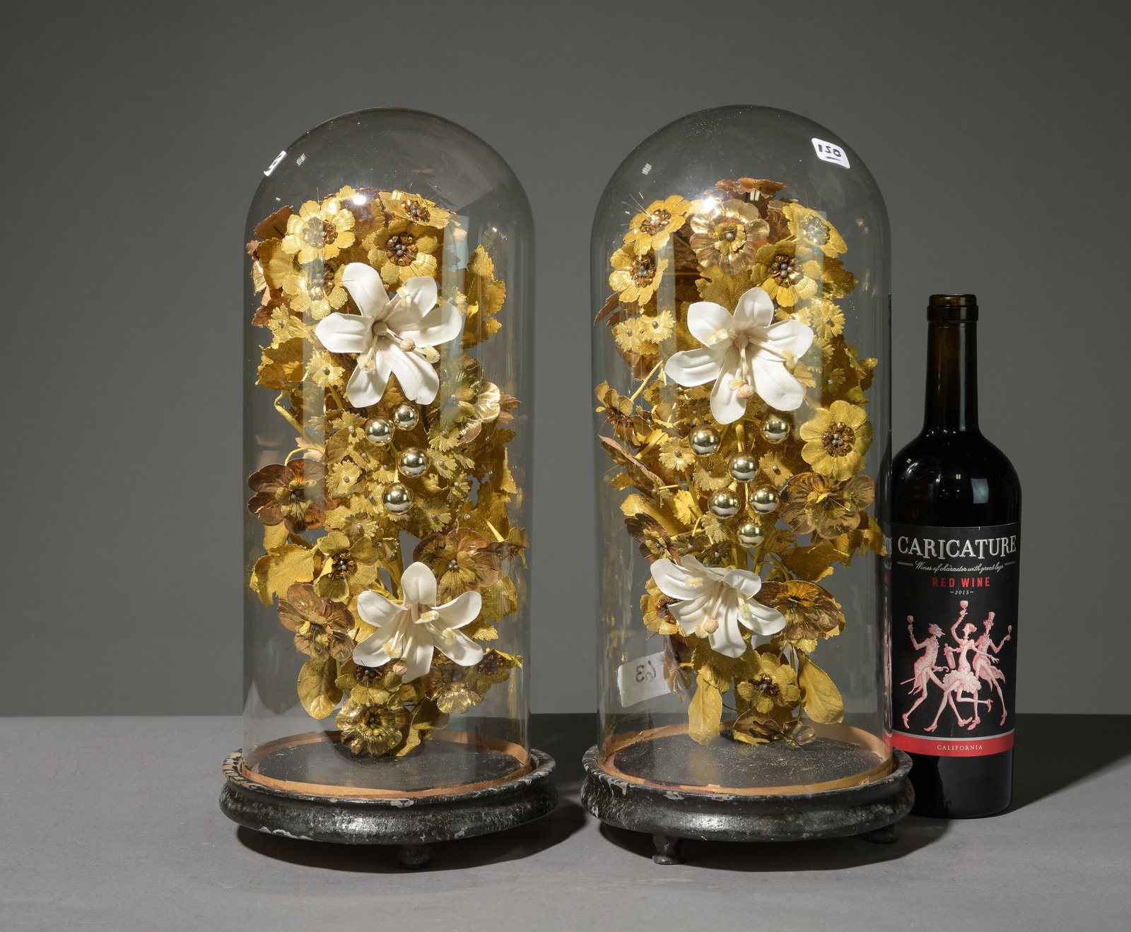 French Pair of Glass Domes / Cloches (1 of 2)