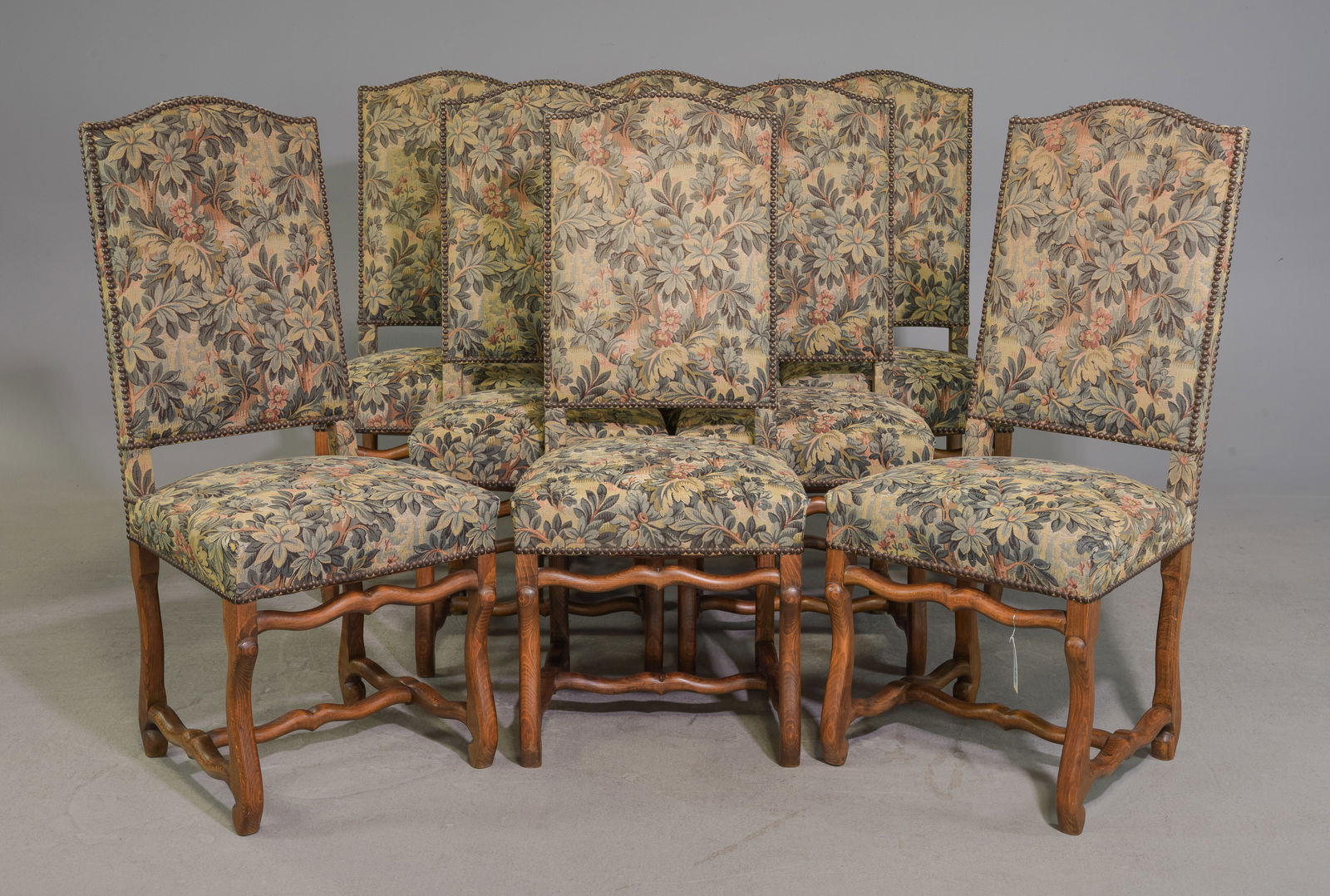 French Mouton Style Set of 8 Oak Dining Chairs (1 of 4)