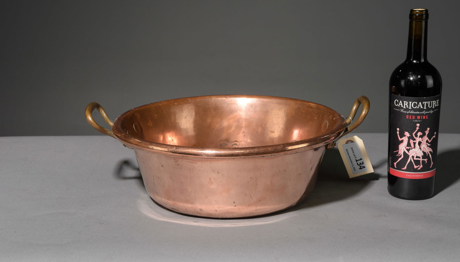 French Heavy Polished Copper Jam Pan (1 of 5)