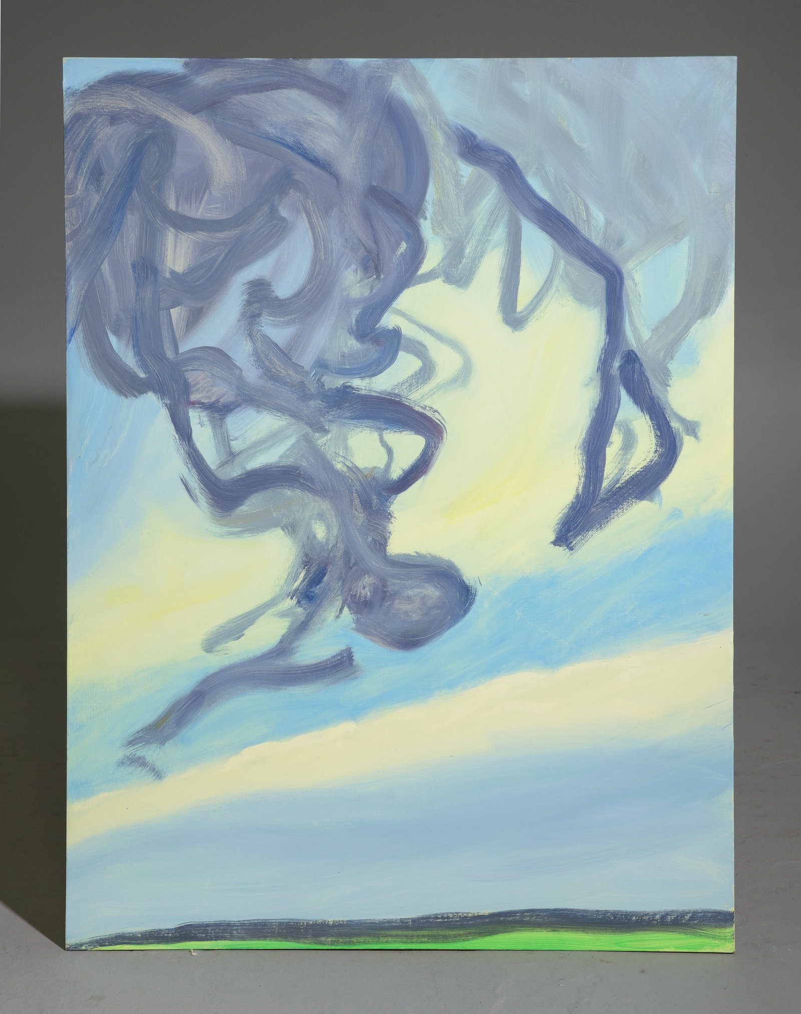 Abstract Large Acrylic / Mixed Media Art on Board #2 (1 of 2)