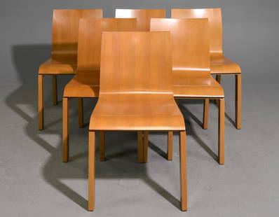6 Italian Bross Beetle Dining Chairs by Enzo Berti: 6 Italian Bross Beetle Dining Chairs by Enzo Berti - 31.5 in tall x 18 x 19, Seat height is 18 inches