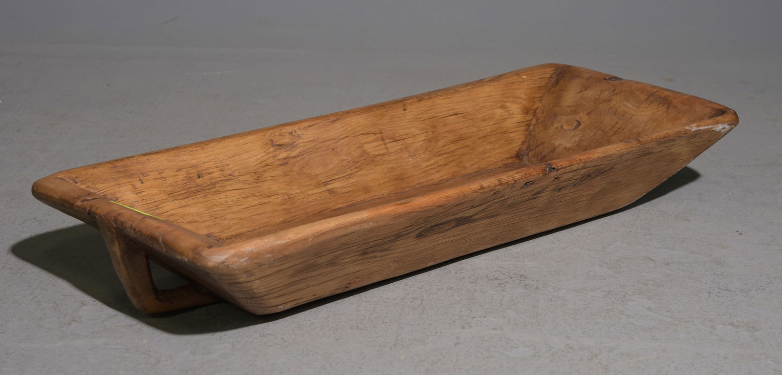 European Waxed Rectangular Dough Bowl #4 (1 of 3)
