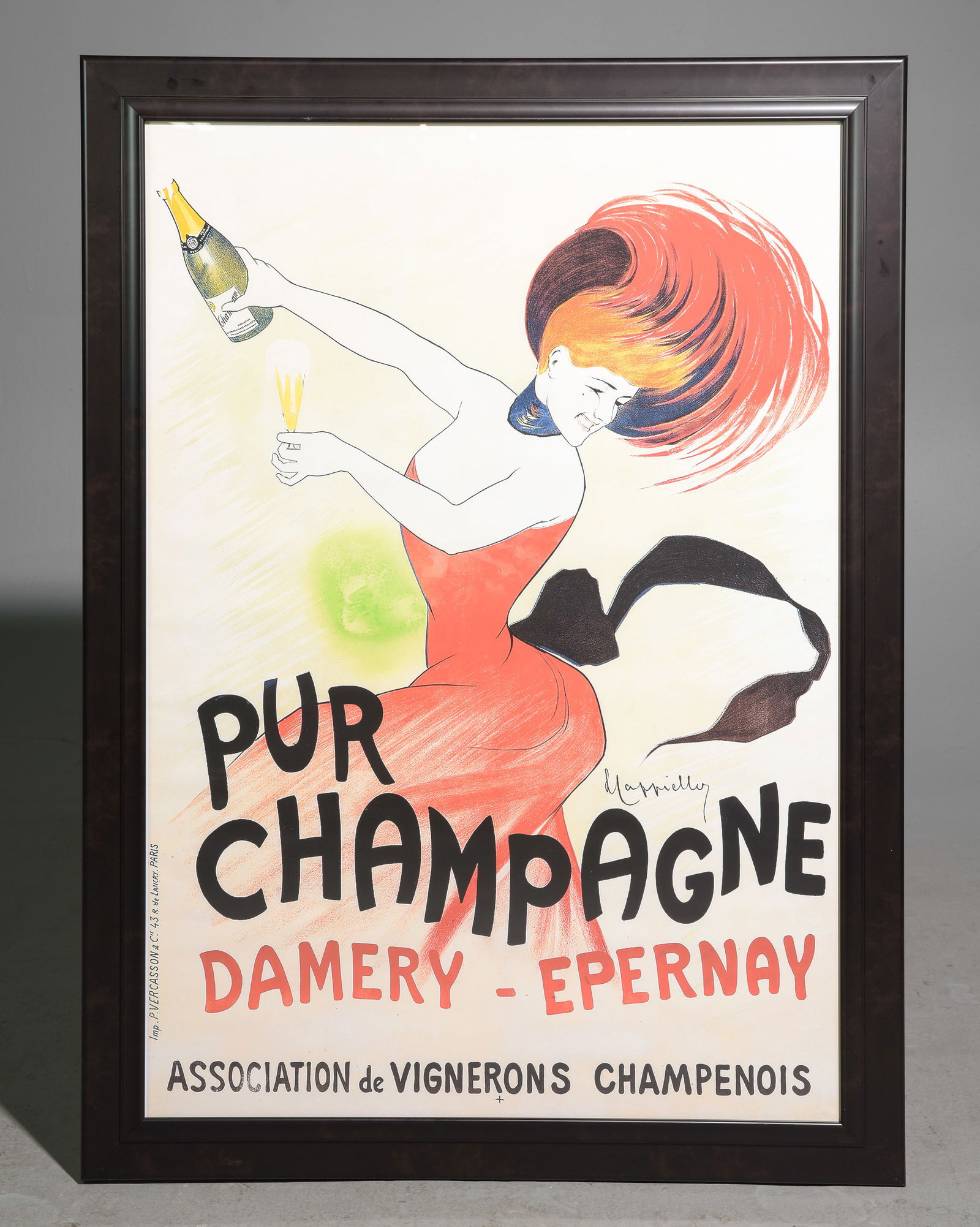 Framed "Pur Champagne" Poster (1 of 2)