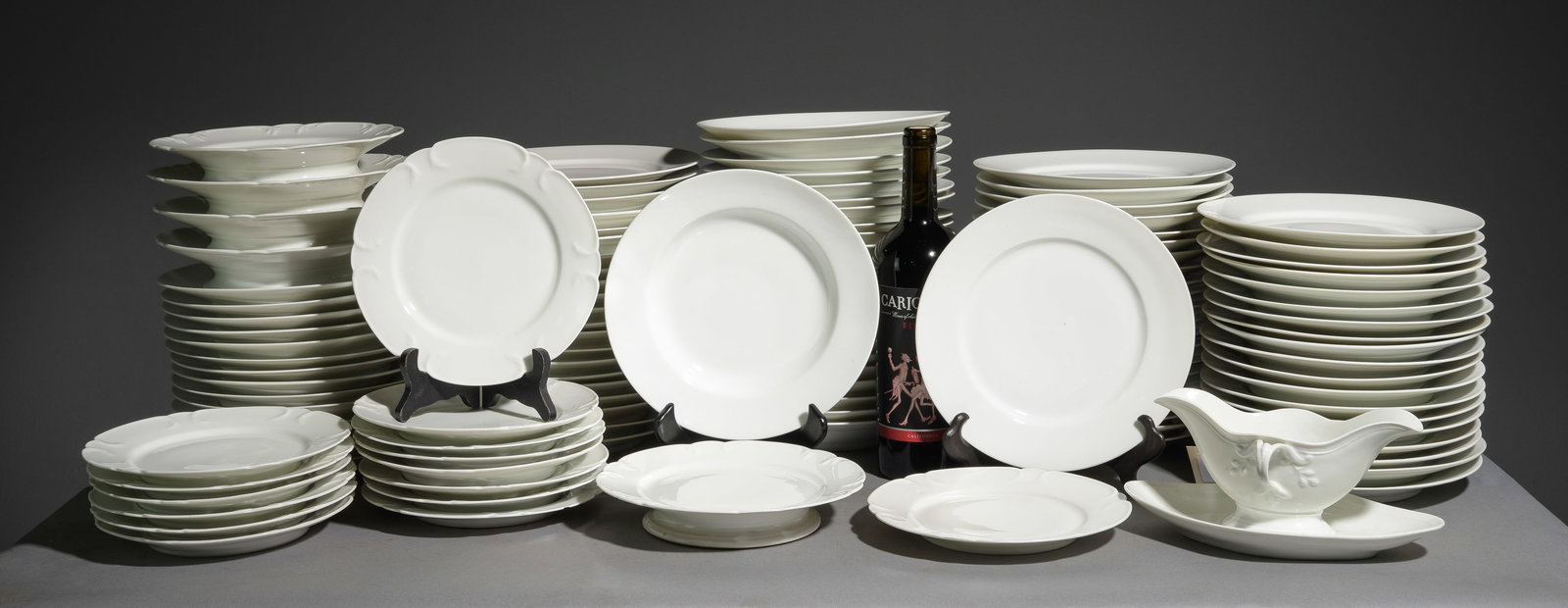 120pcs French Assorted Whiteware China (1 of 5)