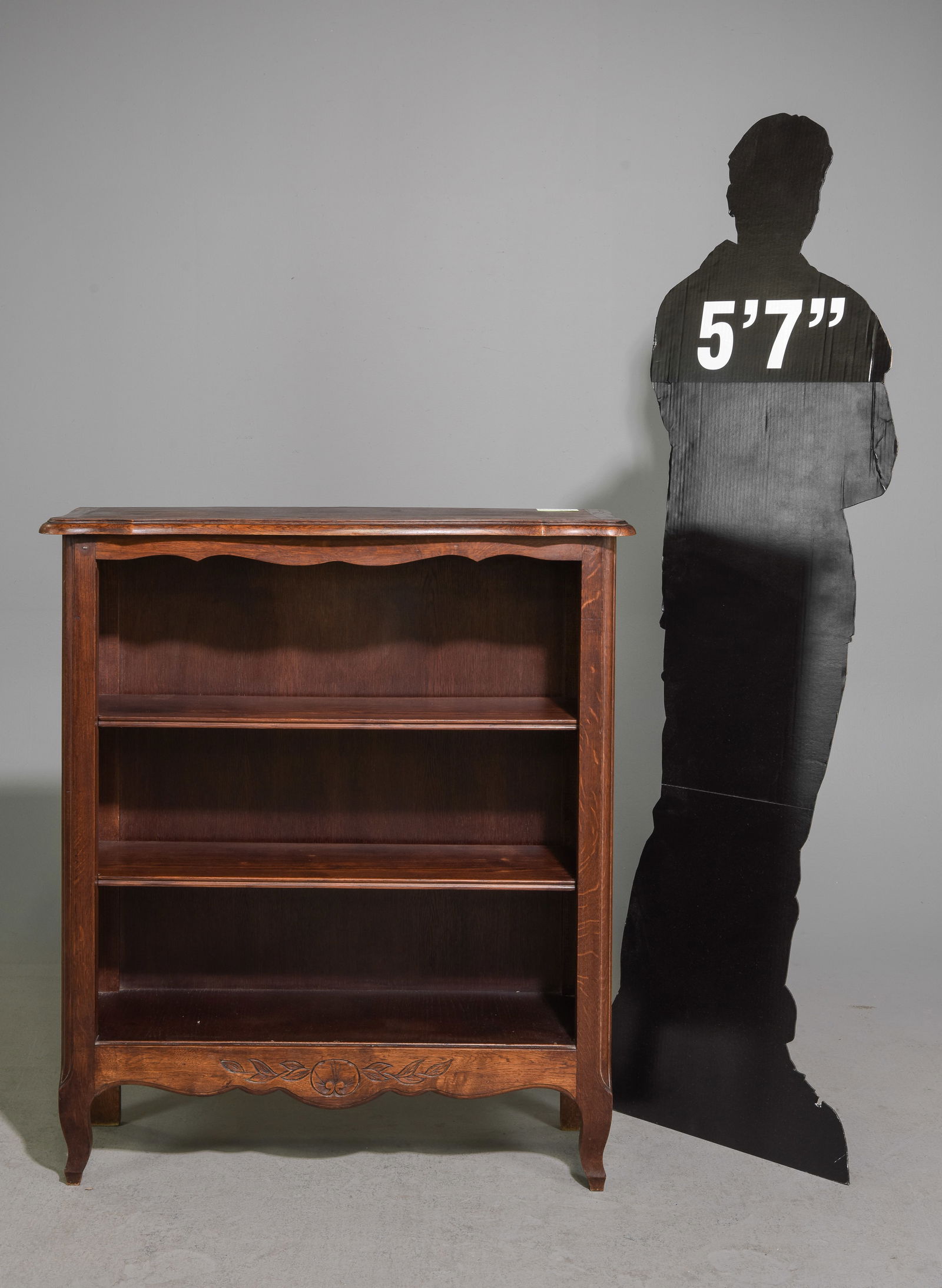 Louis XV Style Oak Bookshelf c.1930's (1 of 3)