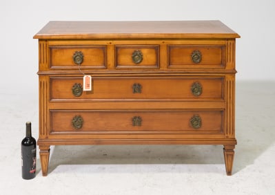 Louis XVI Style Fruitwood Chest c.1930's-40's