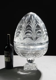 Clear Cut Crystal Egg Cellarette