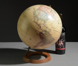 French "Antique World" Atmosphere Globe