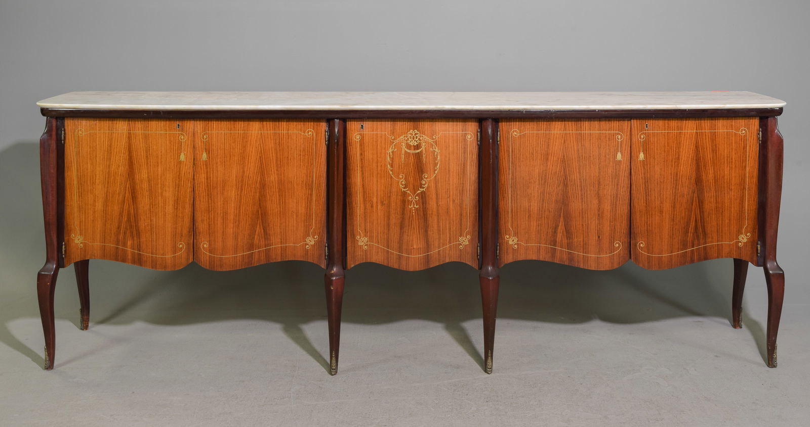 Italian Modern Style White Marble Top Sideboard (1 of 7)