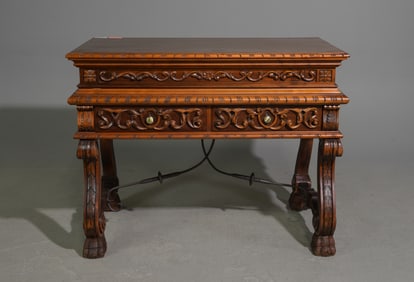 Spanish Renaissance Style Carved Server / Buffet