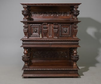 French Renaissance Style Server / Cupboard