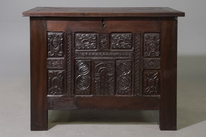 French Renaissance Style Trunk / Cabinet