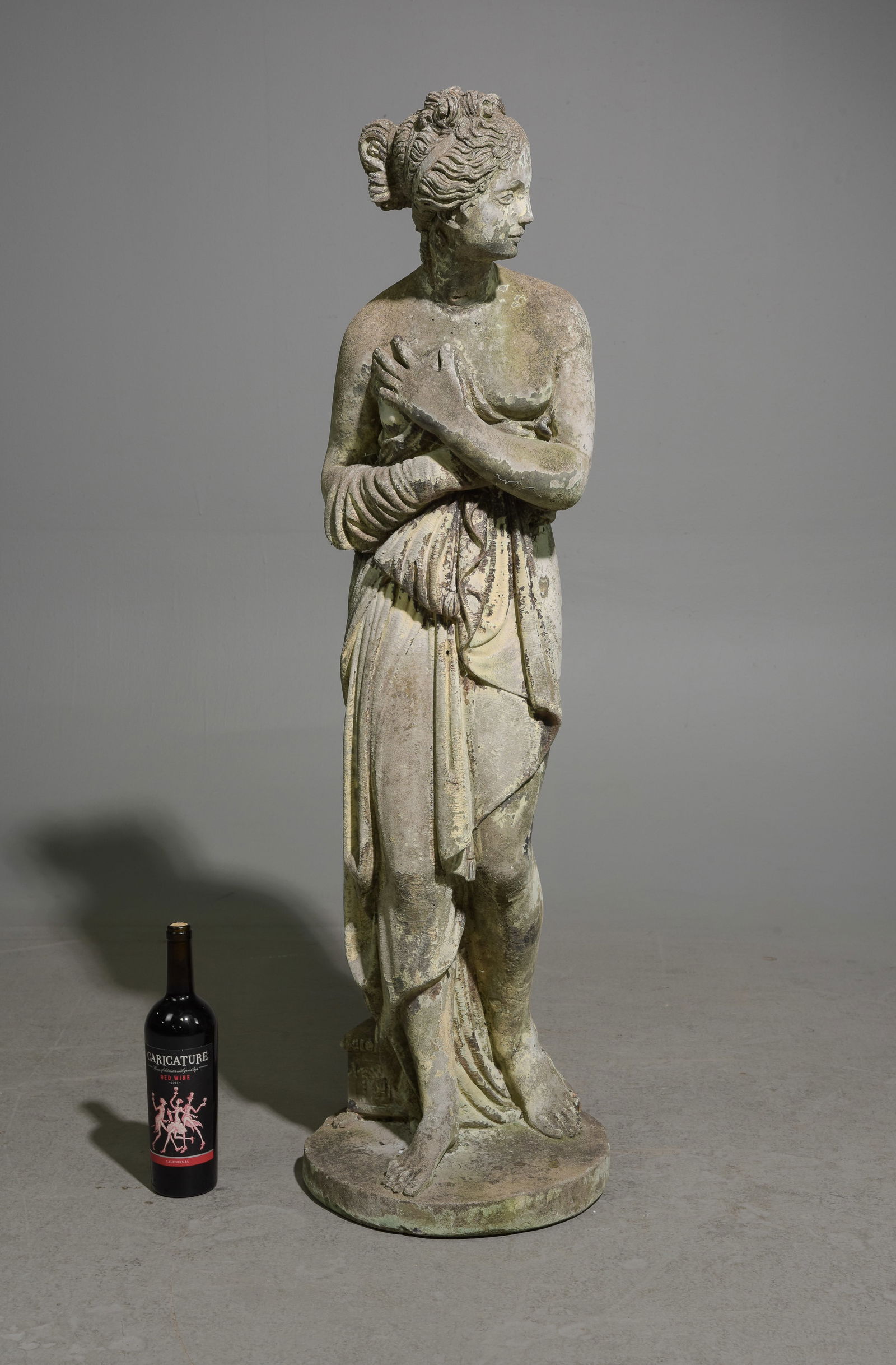 Cast Stone / Concrete Garden Statue - Classical Lady (1 of 6)