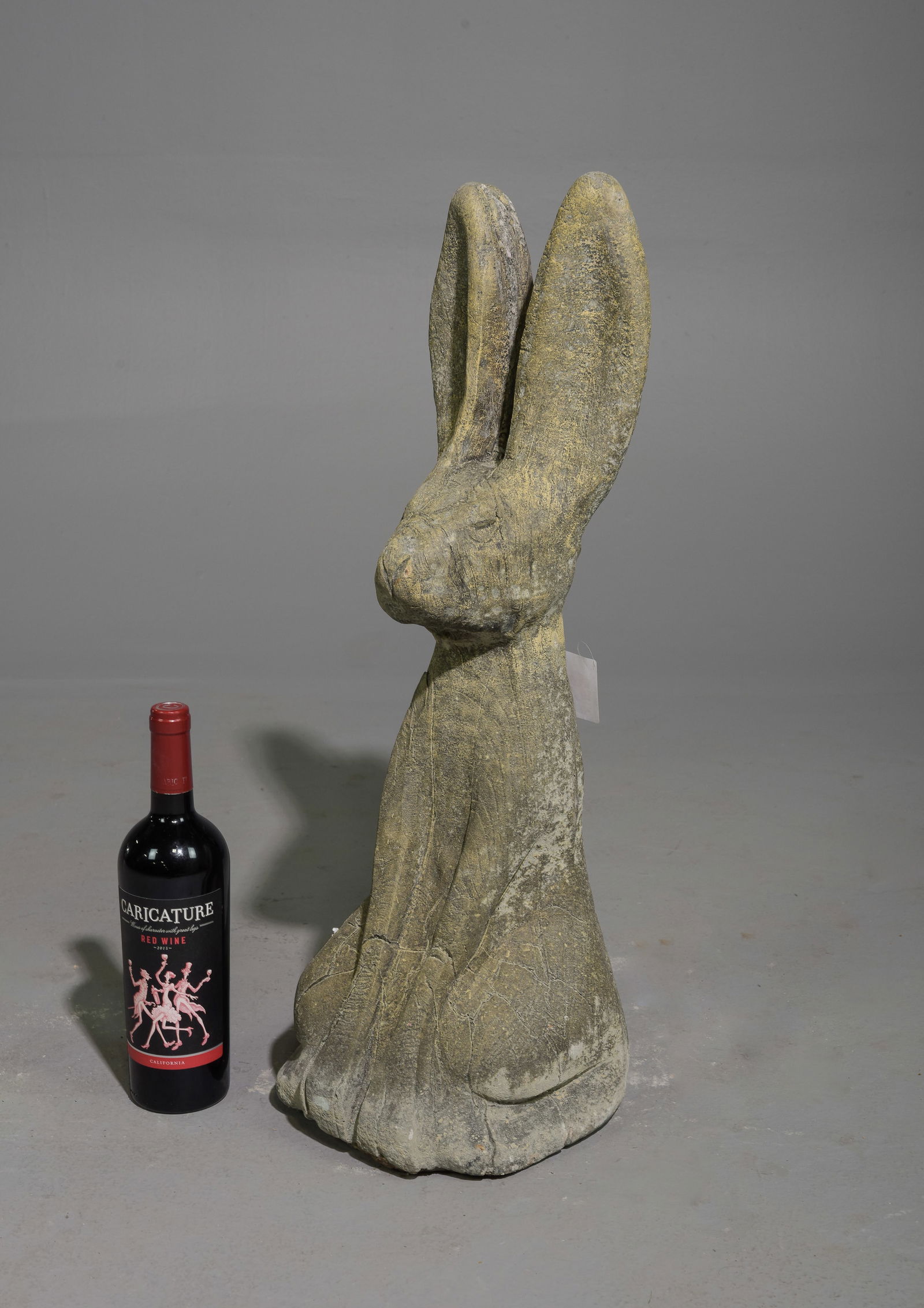 Cast Stone / Concrete Rabbit / Hare (1 of 3)