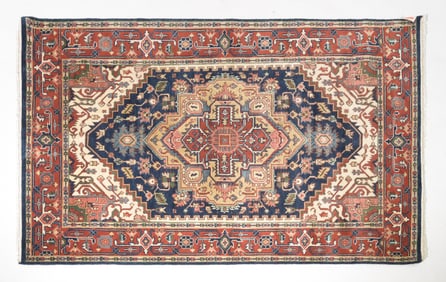 Hand Knotted Serapi Rug - 5'10 X 4'