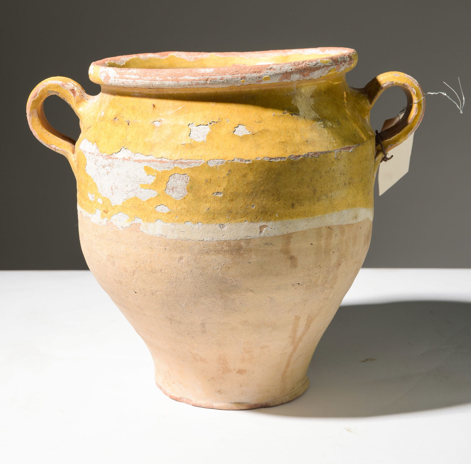 French Yellow Glazed Confit Pot  #1 (1 of 4)