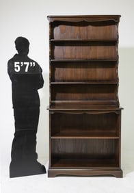 British Oak Plate Rack Dresser