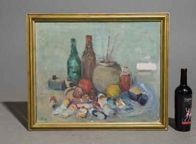 Framed Oil On Canvas Artist Signed