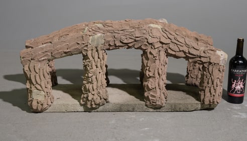 Faux Bois Garden Bridge