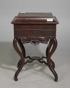 Victorian Mahogany Sewing Table