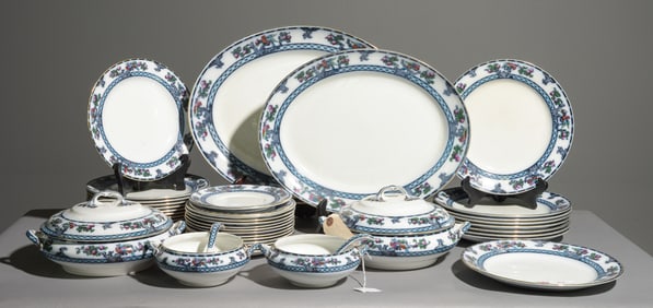 43pcs Losolware "Beverly" China Set - Platters, Etc.