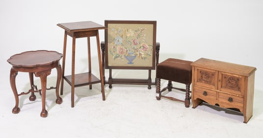 5pcs Assorted Lamp Table , Tapestry, Stool, ETC.