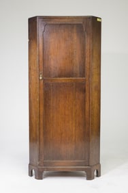 British Oak Corner Cabinet / Cupboard c.1930's