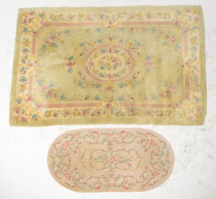 2 Hand Tufted / Knotted Tugs - 6' x 4' & 3'4 x 2'