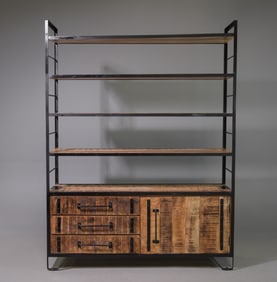 Industrial Style Room Divider / Back Bar