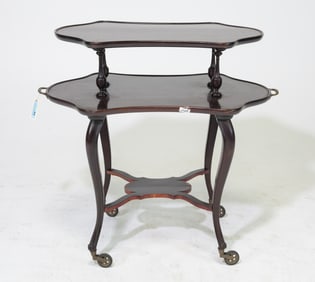 Napoleon III Style Walnut Tea Table c.1890's-1920's