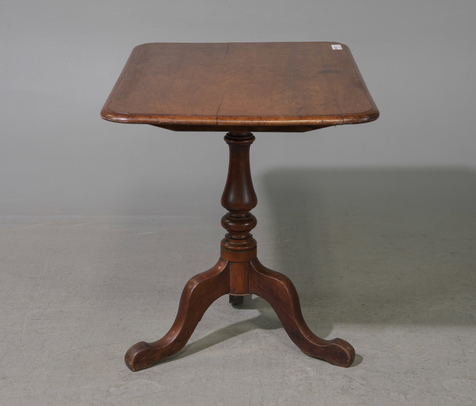 Mahogany Tilt Top Table: Mahogany Tilt Top Table - 28.5 inches tall x 35 x 24