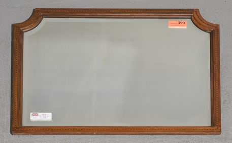 English Mahogany Framed Mirror