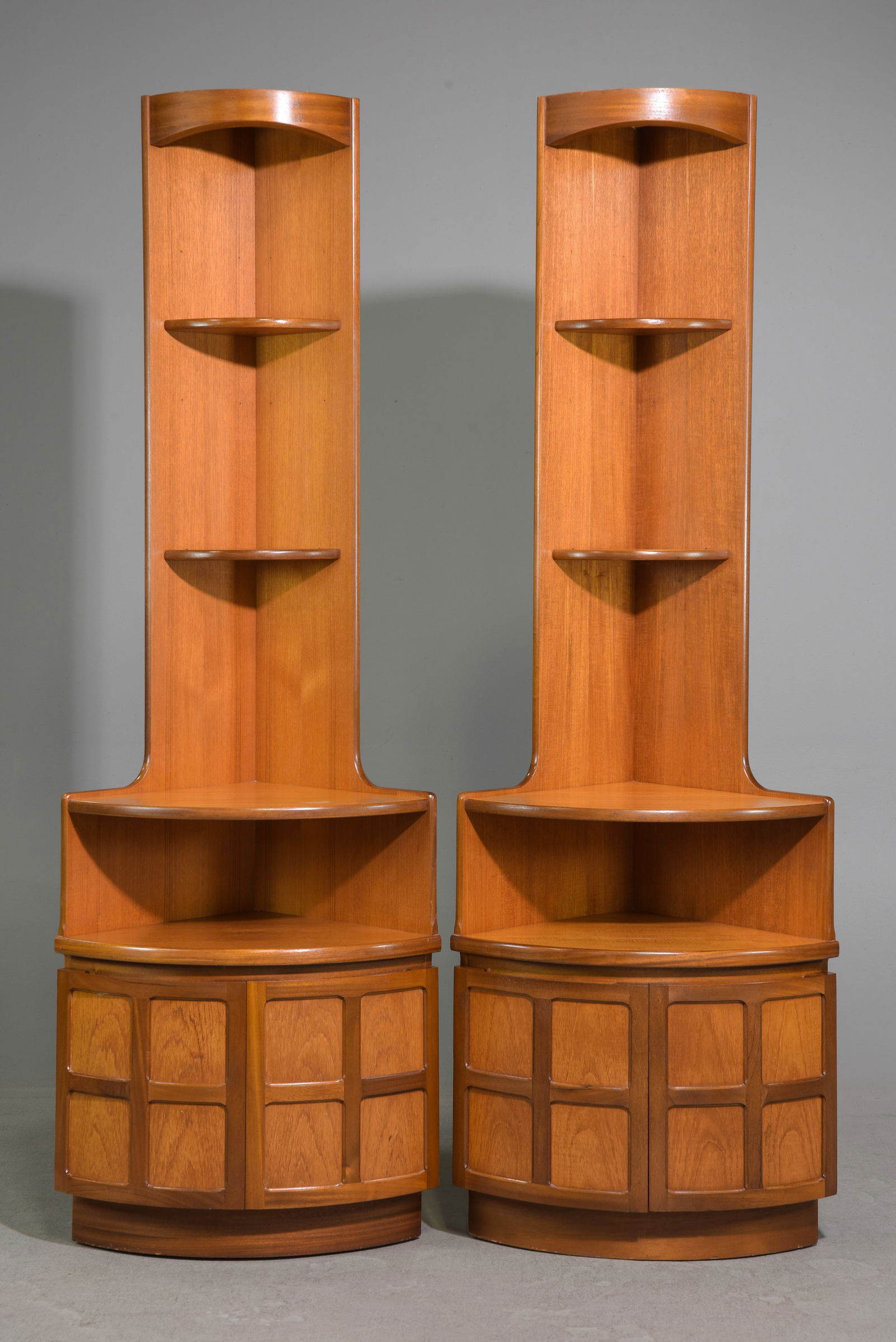 2 Mid Century Modern Corner Cabinets - Nathan (1 of 4)