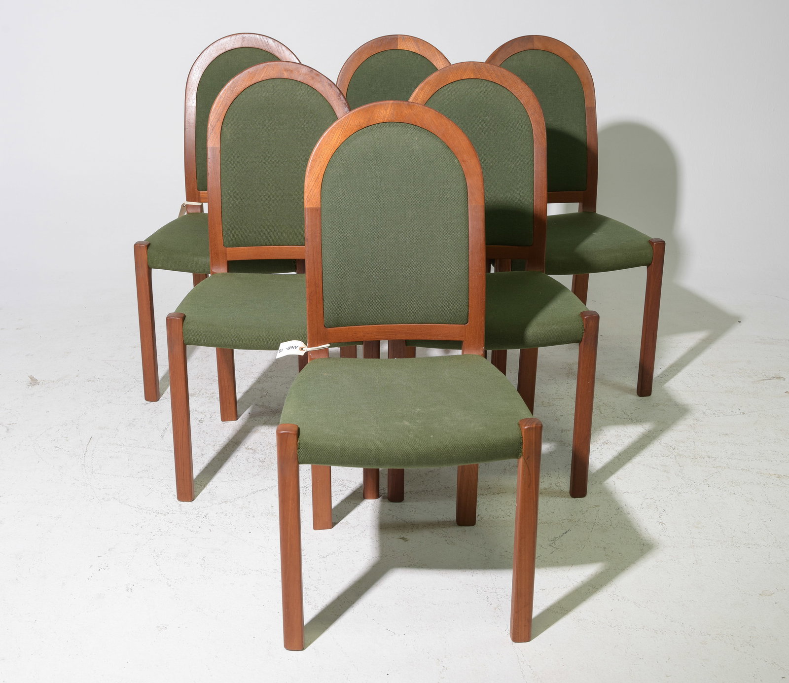Danish Modern Set of 6 Dining Chairs - J. L. Moller (1 of 4)