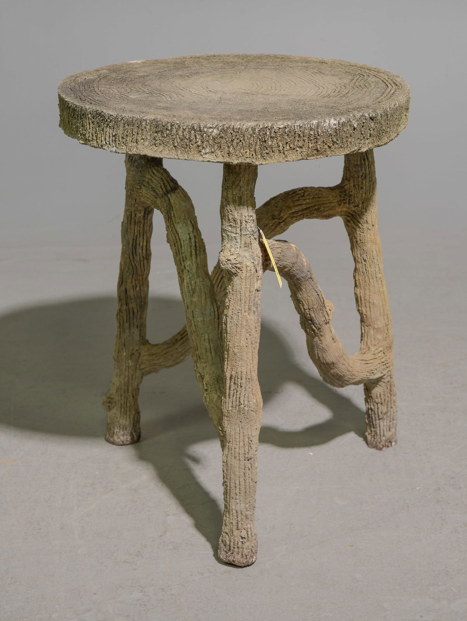 Faux Bois Heavy Garden Occasional Table (1 of 3)