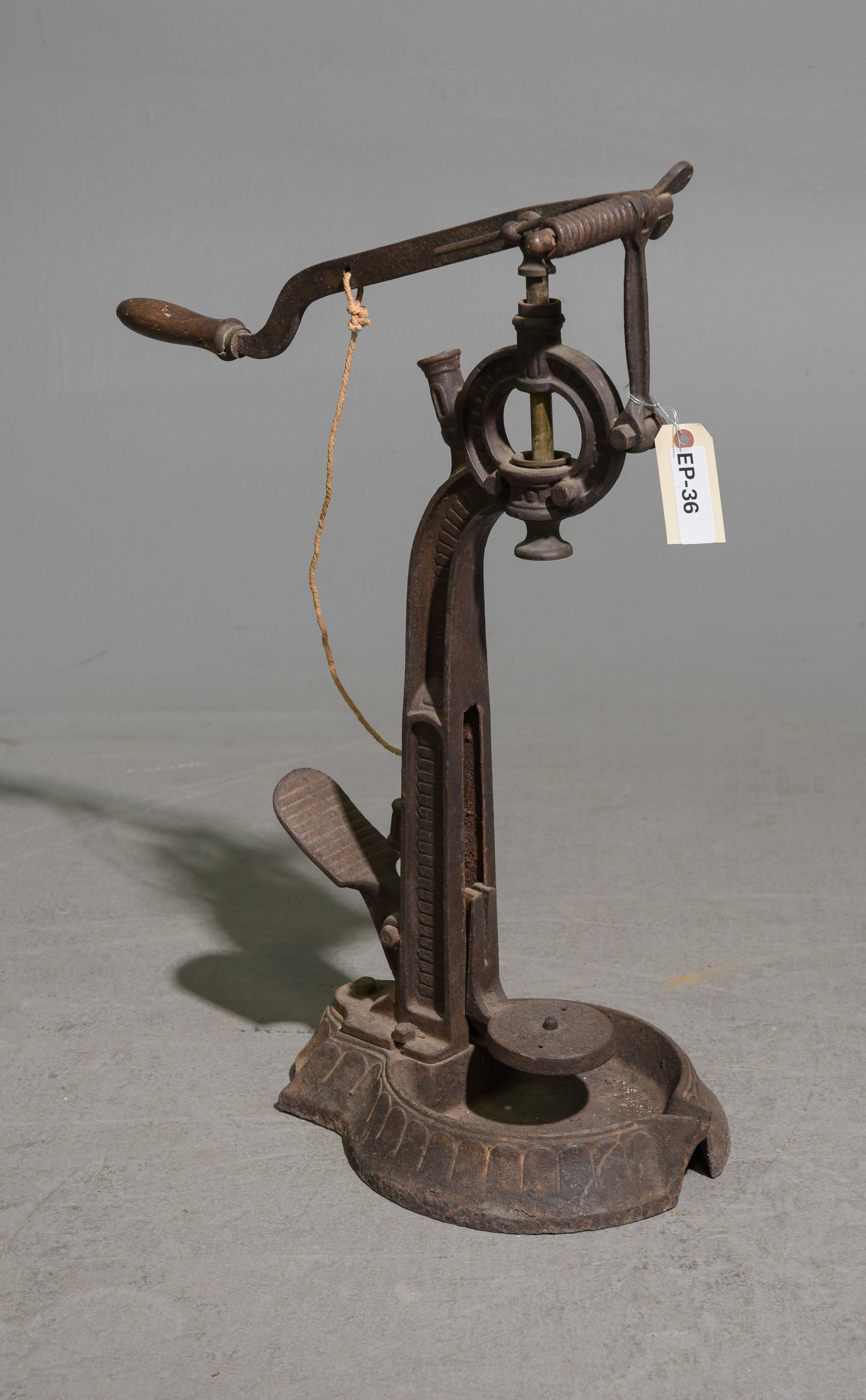 Antique Iron Bottle Corker (1 of 4)