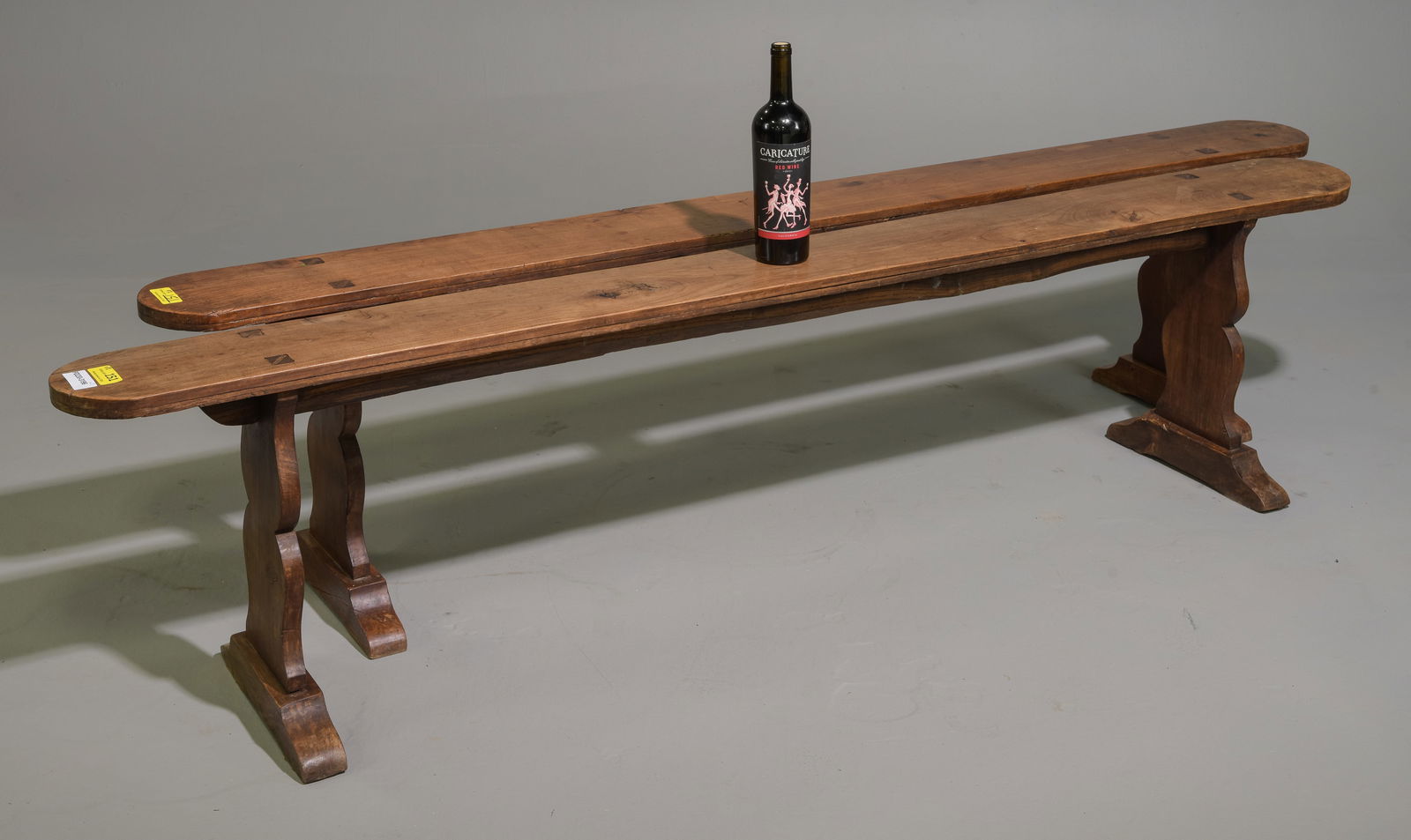 Pair Of French Oak Farmhouse Style Benches (1 of 3)