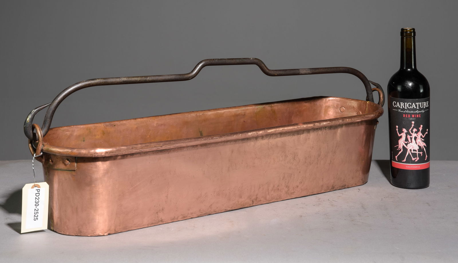 French Large Copper Fish Kettle / Steamer (1 of 3)