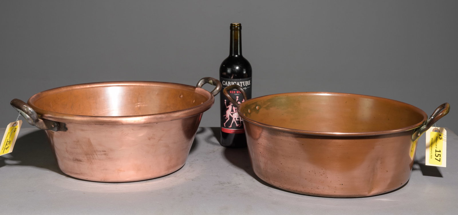 2 French Copper Jam Pans (1 of 4)
